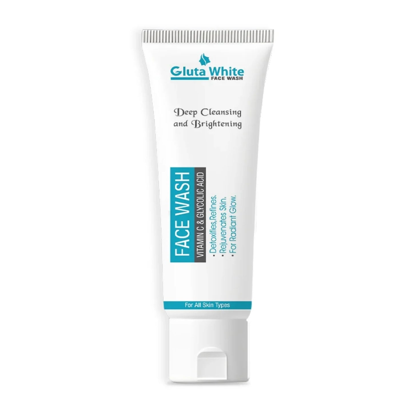 Gluta White Face Wash – Deep Cleansing • Brightening • Oil Control • Gentle Daily Cleanser