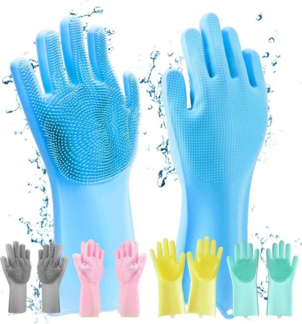 Reusable Washing Gloves – Multi-Purpose Cleaning for Kitchen, Bathroom, Car & Pet
