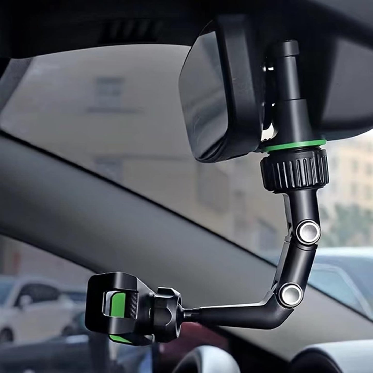 Mobile Stand – High-Quality 360° Universal Rearview Mirror Phone Holder