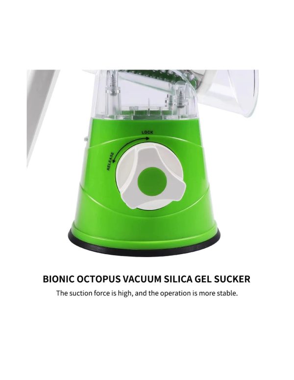 Tabletop Drum Grater – Manual Vegetable Cutter, Slicer & Multi-Functional Kitchen Gadget (Random Color)