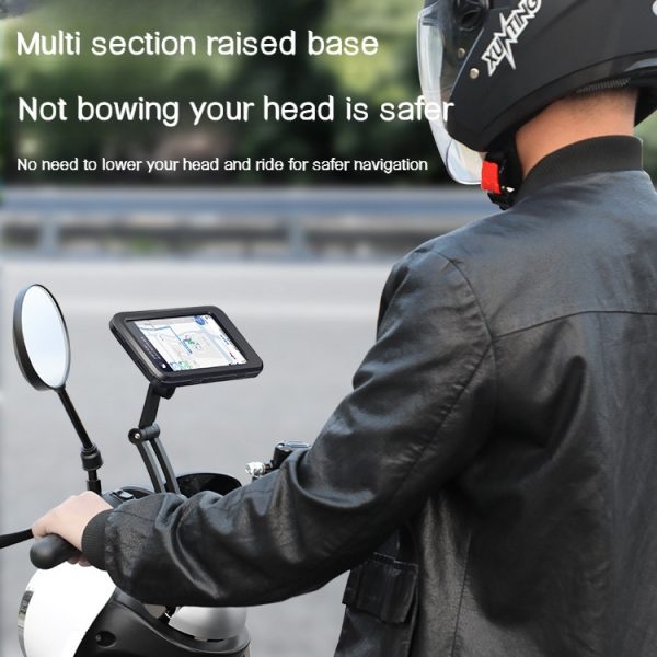 Waterproof Magnetic Bicycle Phone Holder – 360° Rotatable Mount
