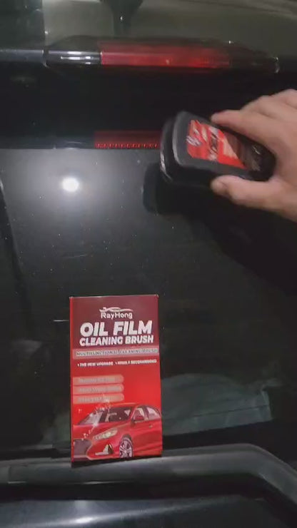 Universal Glass Cleaner – Clear Vision Car Windshield Oil Film Remover with Brush