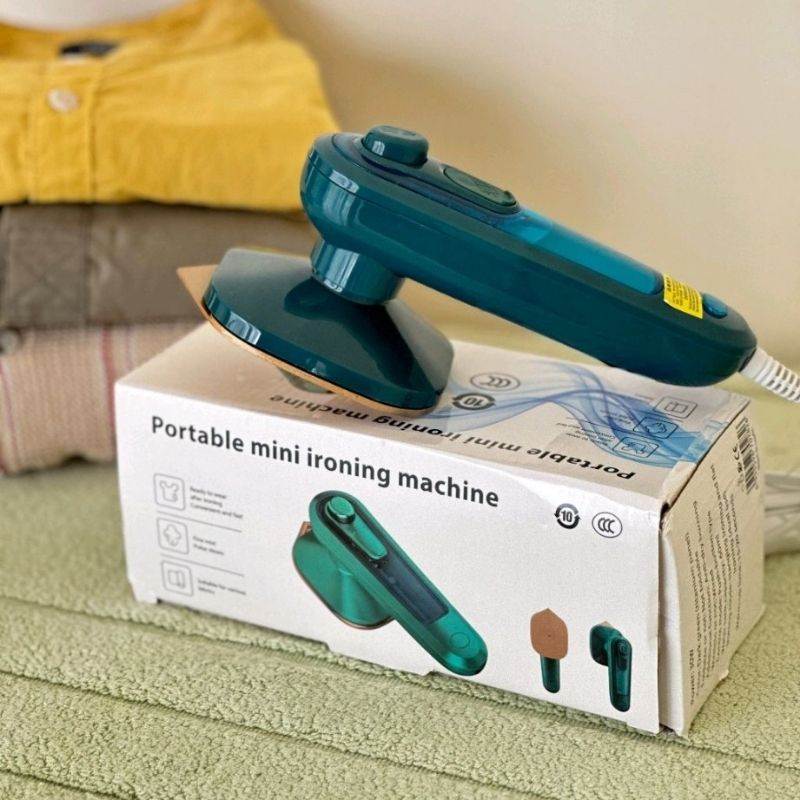 Portable Mini Steam Iron — Handheld 2-in-1 Garment Steamer for Home & Travel