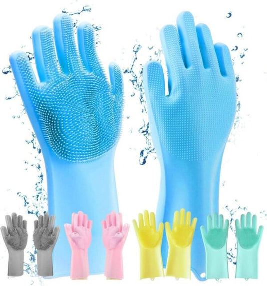 Reusable Washing Gloves – Multi-Purpose Cleaning for Kitchen, Bathroom, Car & Pet
