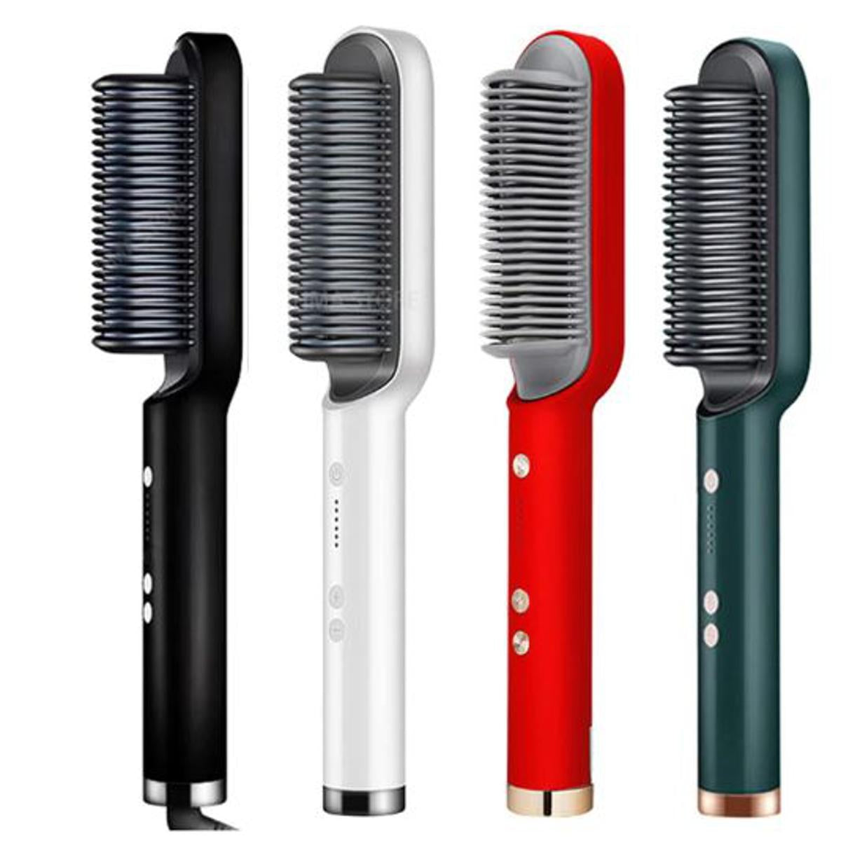 Hair Straightener Brush & Styler 909 – 5-Temperature Dual-Purpose Hair Styling Tool