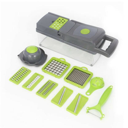 16-in-1 High-Quality Vegetable Chopper &Mandoline Slicer – Multifunctional Food Cutter, Grater & Spiralizer
