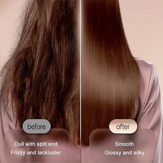 Hair Straightener Brush & Styler 909 – 5-Temperature Dual-Purpose Hair Styling Tool