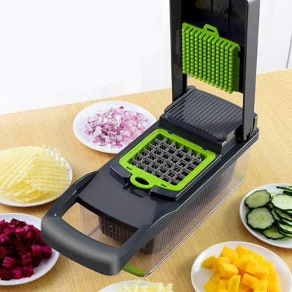 16-in-1 High-Quality Vegetable Chopper &Mandoline Slicer – Multifunctional Food Cutter, Grater & Spiralizer