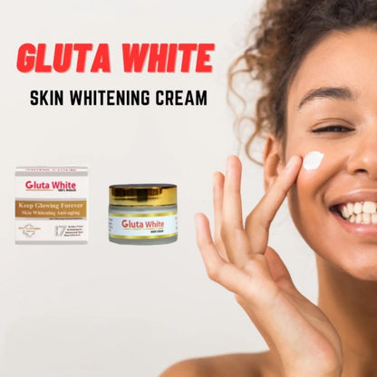 Gluta White Day & Night Cream – Whitening, Anti-Aging & Hydrating Face Care (50g)