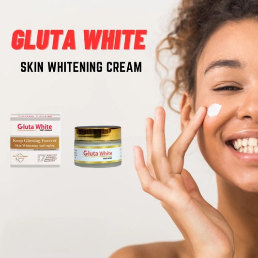 Gluta White Day & Night Cream – Whitening, Anti-Aging & Hydrating Face Care (50g)
