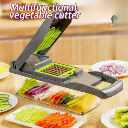 16-in-1 High-Quality Vegetable Chopper &Mandoline Slicer – Multifunctional Food Cutter, Grater & Spiralizer