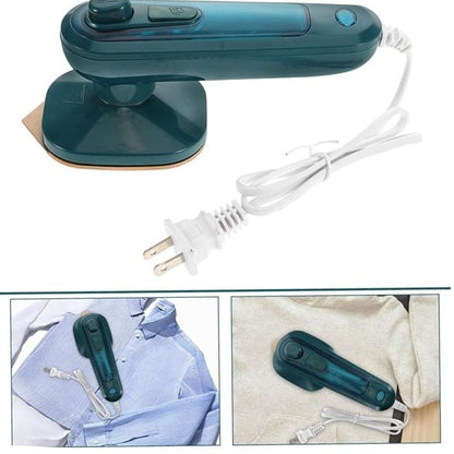 Portable Mini Steam Iron — Handheld 2-in-1 Garment Steamer for Home & Travel