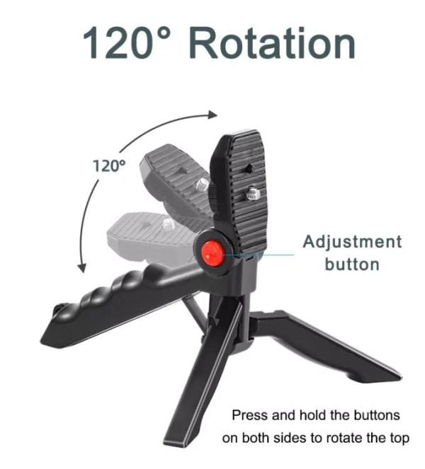 Video Vlog Making Kit AY-49 – Wireless Remote, LED Light, Mic, Tripod & Phone Holder