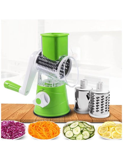 Tabletop Drum Grater – Manual Vegetable Cutter, Slicer & Multi-Functional Kitchen Gadget (Random Color)
