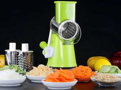 Tabletop Drum Grater – Manual Vegetable Cutter, Slicer & Multi-Functional Kitchen Gadget (Random Color)
